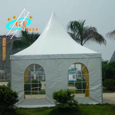 Tenda Gazebo Pernikahan Kanopi Putih yang Dapat Dilepas